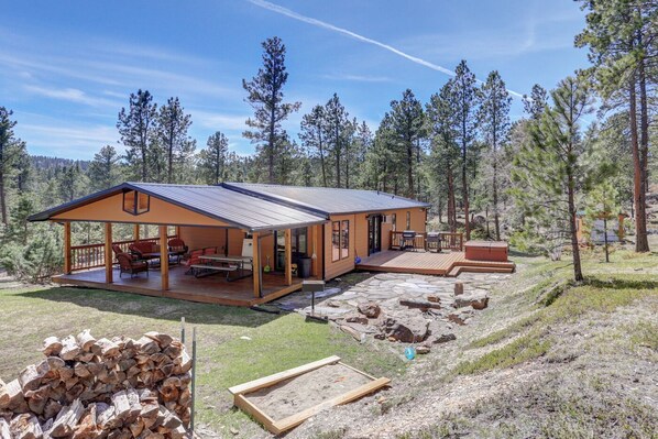 View of back deck