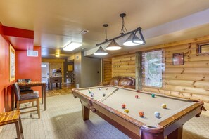 Lower level game room-  the perfect hangout spot!