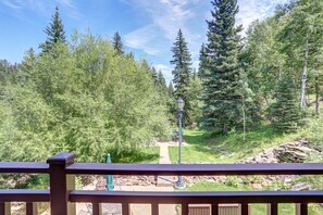 Bear Butte Gulch Lodge beautiful veiw of the BH off the deck.