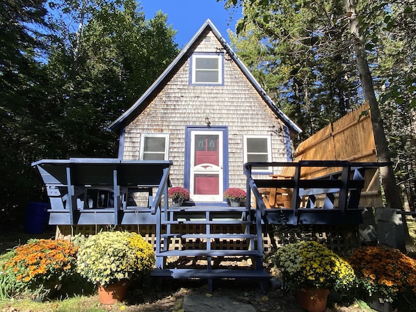 Welcome to Poet's Cabin! This cute A-frame is the perfect Acadia vacation spot!