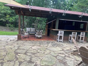 Outdoor Area with Bar & Kitchen