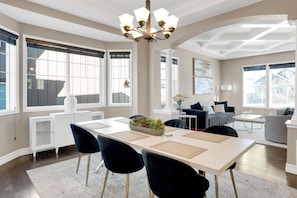 Transform our living room into an inspired meeting space with comfortable seating for your entire team