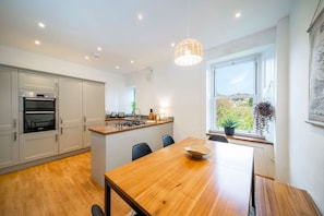 Large kitchen/dining area