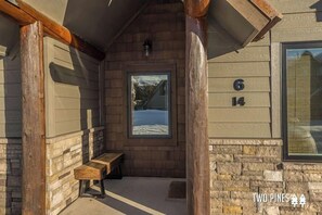 Entryway and unit number