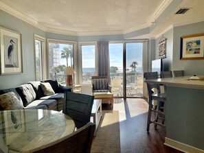 Living Area with Ocean View