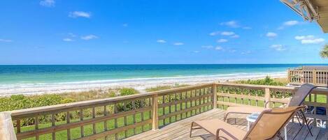 Your own Private Deck overlooking the Gulf of Mexico