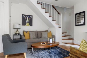 Two Seat Couch with Sofa Chair