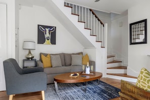 Two Seat Couch with Sofa Chair