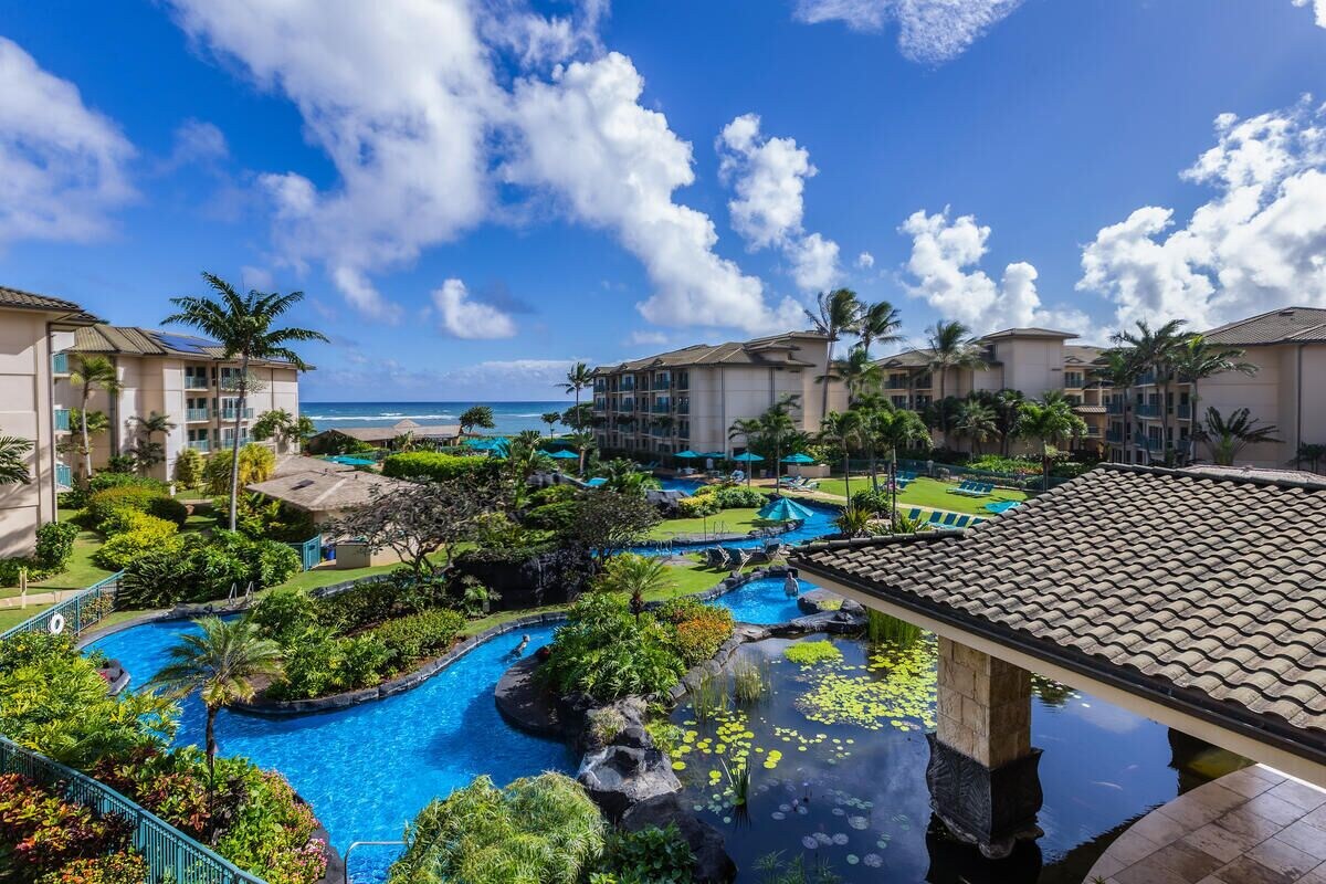 Waipouli Beach Resort Exquisite Beautifully Decorated Extra Large Luxury Dire