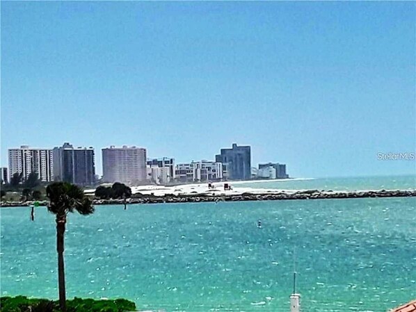 Balcony view out to Sand Key