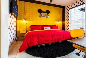 Mickey themed bedroom - main level