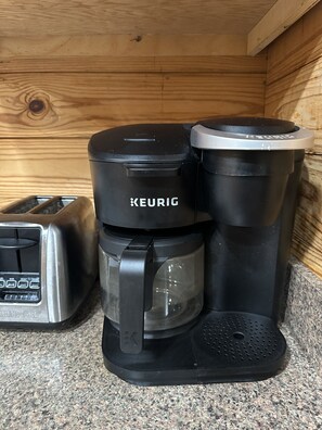 Kaffe och/eller kaffebryggare