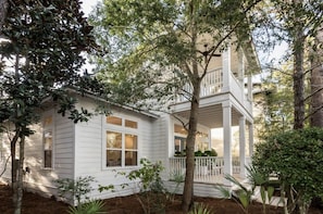 Side of house and yard