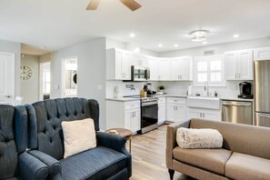 Main Living Space | Smart TV | Electric Fireplace