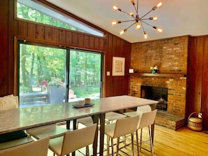 Experience the Perfect Balance of Formality and Playful Luxury in this Dining Room. 