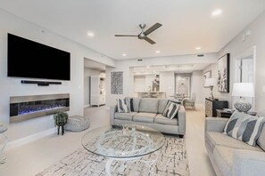 Living room - Open concept condo.