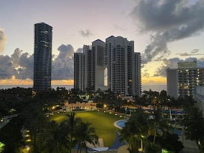 Sunrise
View from the balcony