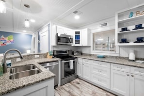 Well equipped kitchen
