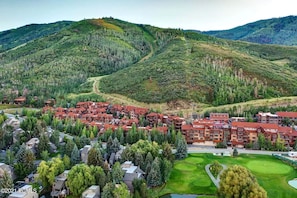 Aerial view of Silver Star and Park City Golf course