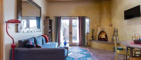 Sunny, traditional New Mexico casita.