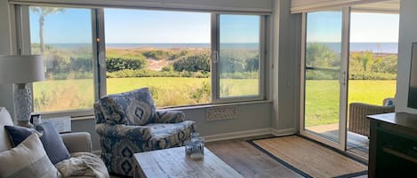 Panoramic views from your huge living room windows!