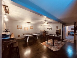 Game room w/ sauna- Located in Basement