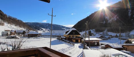 Aussicht vom Ferienhaus [Winter]