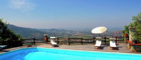 Schwimmbad des Ferienhauses