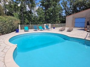 Vue piscine