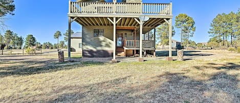 Overgaard Vacation Rental | 3BR | 2BA | 1,500 Sq Ft | Access Only by Stairs