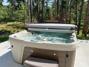 Private hot tub