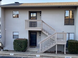 Top floor condo. A few steps and welcome to our lake home! 