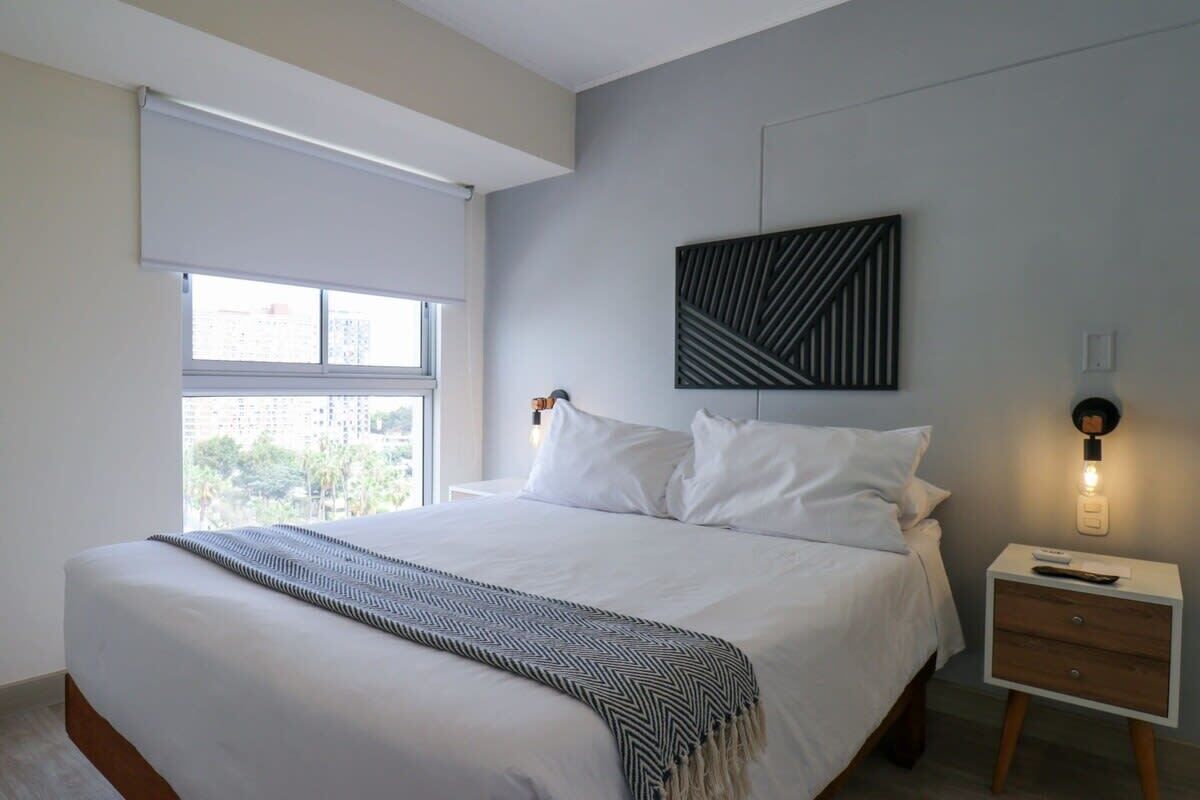 Comfy queen bed