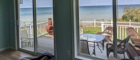 Sunroom and back deck