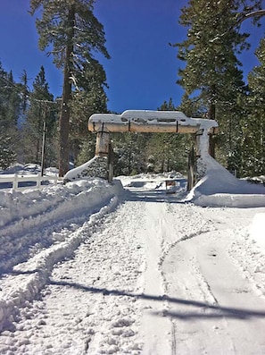 Main Gate heavy snow