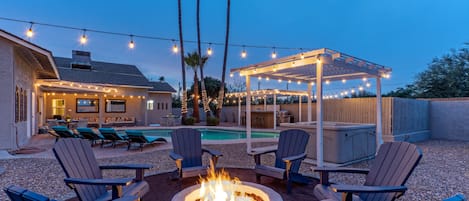 Welcome to HAPPY HOUR in SCOTTSDALE. Cheers to the new backyard oasis with resort amenities!