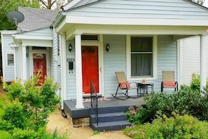 Our welcoming front porch invites you in.