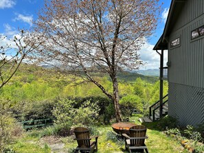 Fire pit view 