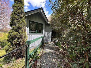 Fully fenced back yard