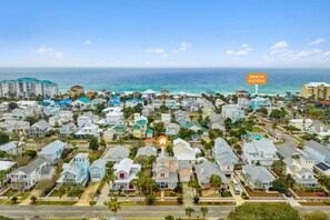 Beach access at the Shores at Crystal Beach Park is less than a 5 minute walk.