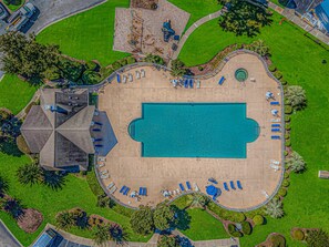 Community pool and hot tub