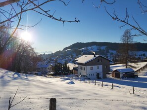 Blick auf unser Haus 