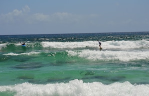 Surfing at Surfer’s Beach