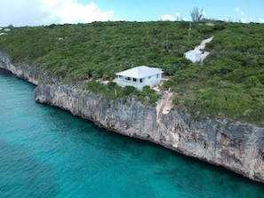 Aerial view of Palm Bluff