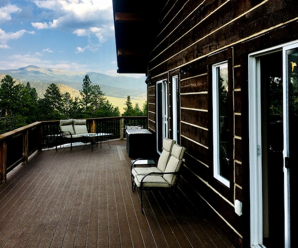 800 S.F. Deck with a view over the Arkansas River Valley and Mtns beyond