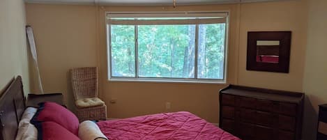 Upstairs bedroom #1 with beautiful view!