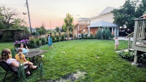 Large backyard