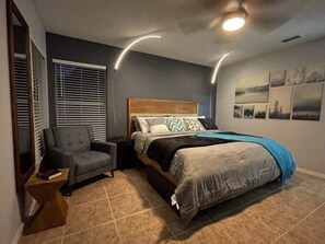 master bedroom and reading corner