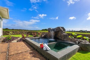 Views of the golf course and the ocean beyond