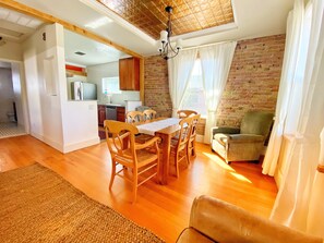 Dining area with views of the Park